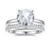 Women's Ring Jewelry 925 Silver High Sense Geometric Electroplating Diamond