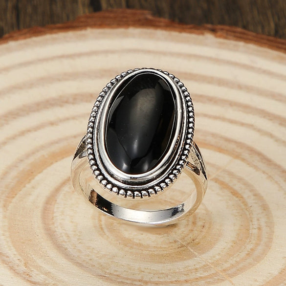 Women's Ring Retro Exaggerated Simple Personality Alloy Geometric Electroplating