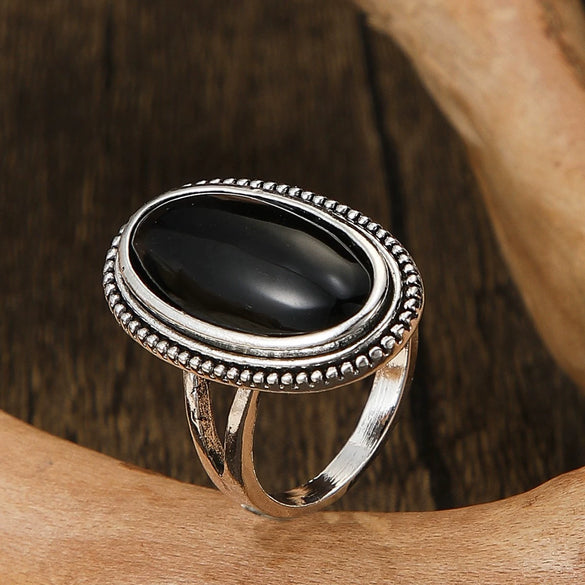 Women's Ring Retro Exaggerated Simple Personality Alloy Geometric Electroplating