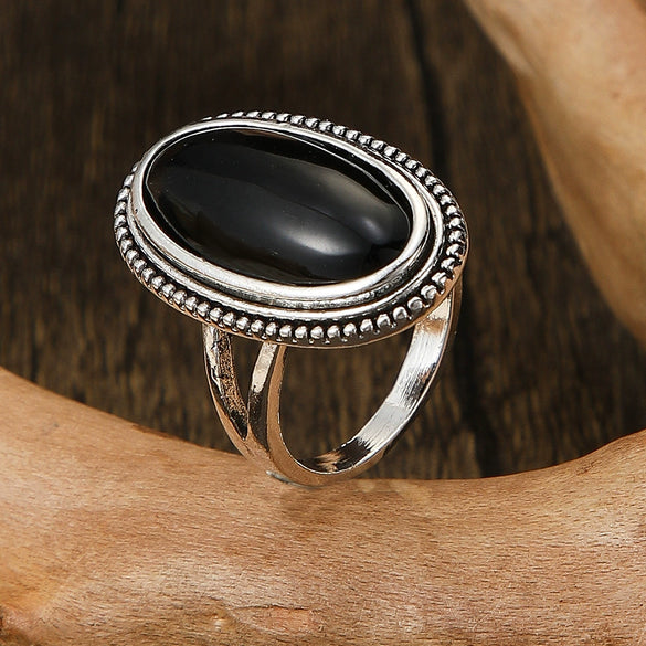 Women's Ring Retro Exaggerated Simple Personality Alloy Geometric Electroplating