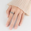 Women's Rotating Ring Copper Geometric Electroplated