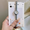 Women's Round Alloy Watch With Mineral Reinforced Glass Mirror Fashion Style Waterproof Quartz