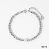 Women's Round Bead Stainless Steel Jewelry Set With Vacuum Plating And Minimalist Geometric Style Necklace And Bracelet Suit For Wholesale