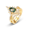 Women's S925 Silver Aqua Agate Ring With Diamond Design And Natural Style