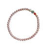 Women's S925 Silver Bracelet With Natural Jade Purple Freshwater Pearl And Agate In Light Luxury Style