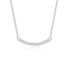 Women's S925 Silver Geometric Cross Chain Necklace Electroplated With 18K Gold
