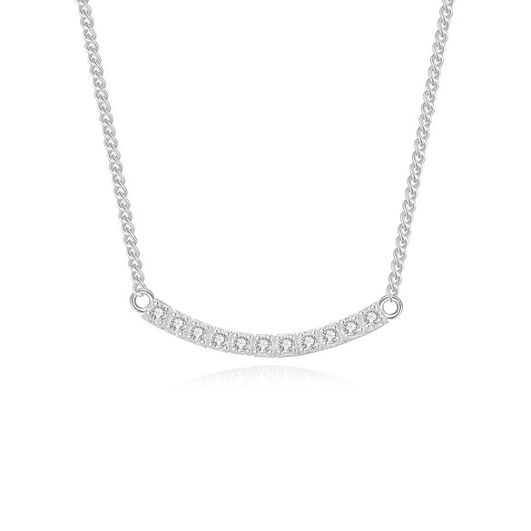 Women's S925 Silver Geometric Cross Chain Necklace Electroplated With 18K Gold