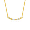 Women's S925 Silver Geometric Cross Chain Necklace Electroplated With 18K Gold