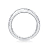 Women's S925 Silver Geometric Moissanite Inlay Fashion Rings