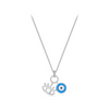 Women's S925 Silver Geometric Street Style Diamond Enamel Clavicle Necklace