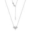 Women's S925 Silver Moissanite Necklace With Diamond And Geometric Design