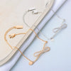 Women's S925 Sterling Silver Bow Bracelet Simple Electroplated Hand Jewelry Elegant Minimalist Accessory