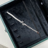 Women's S925 Sterling Silver Bow Bracelet With Diamond Inlaid And Electroplating