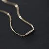 Women's S925 Sterling Silver Bracelet Diamondencrusted Geometric Style