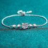 Women's S925 Sterling Silver Bracelet With Animal Zodiac Pattern Plated With Pt950 Gold