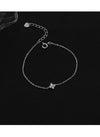 Women's S925 Sterling Silver Bracelet With Four Leaf Clover Pattern And 14K Gold Plated Fine Zircon Light Luxury Elegant Style