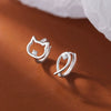 Women's S925 Sterling Silver Catfish Animal Earrings Light Luxury Niche Design Fine Crafted Ear Buckle