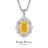 Women's S925 Sterling Silver Chopin Chain Necklace With Diamond Design