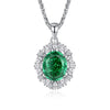 Women's S925 Sterling Silver Chopin Chain Necklace With Diamond Design