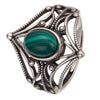 Women's S925 Sterling Silver Colored Gemstone Ring Set With Gemstones Natural Gemstone Moonstone Topaz Tiger Eye Blue Crystal Exotic Geometric