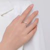 Women's S925 Sterling Silver Crown Style Colorful Zircon Ring With Electroplating