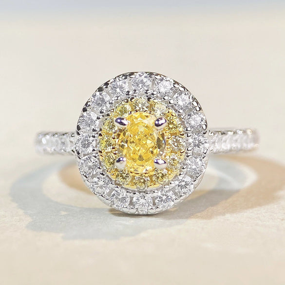 Women's S925 Sterling Silver Cute Simple Pink Heart Ring With Ice Flower Cut Zircon And Diamond Design