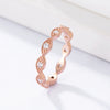 Women's S925 Sterling Silver Diamond Pattern Devil's Eye Zircon Ring Geometric Style