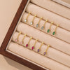 Women's S925 Sterling Silver Drop Shape Zirconium Minimalist Earrings