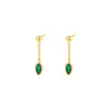 Women's S925 Sterling Silver Drop Shape Zirconium Minimalist Earrings