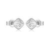 Women's S925 Sterling Silver Earrings With Animal Style And Electroplated Platinum And 18K Gold