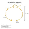 Women's S925 Sterling Silver Flower And Fivepointed Star Zirconia Bracelet Light Luxury Simple Trendy