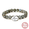 Women's S925 Sterling Silver Fourleaf Clover Flower Bracelet Jewelry Electroplated