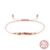 Women's S925 Sterling Silver Fourleaf Clover Flower Bracelet Jewelry Electroplated