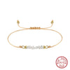 Women's S925 Sterling Silver Fourleaf Clover Flower Bracelet Jewelry Electroplated