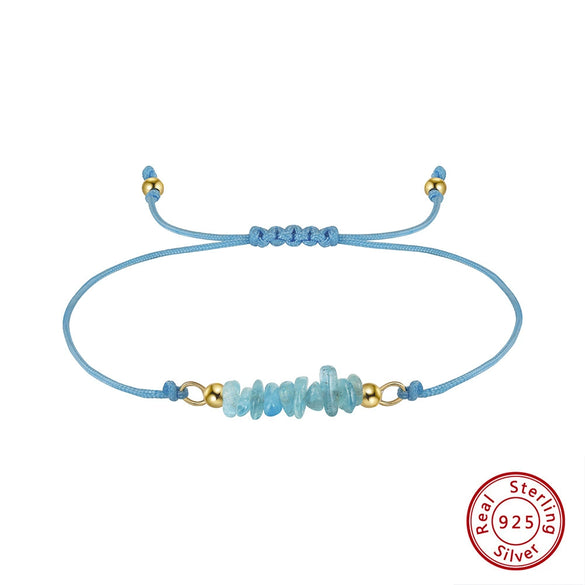 Women's S925 Sterling Silver Fourleaf Clover Flower Bracelet Jewelry Electroplated