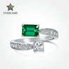Women's S925 Sterling Silver Geometric Artistic Elegant Light Luxury Spiral Micro Zircon Opening Adjustable Ring With Electroplating