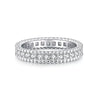 Women's S925 Sterling Silver Geometric Bead Ring With Electroplating