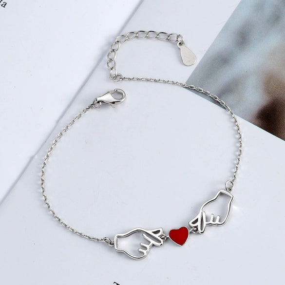 Women's S925 Sterling Silver Geometric Electroplated Bracelet Jewelry