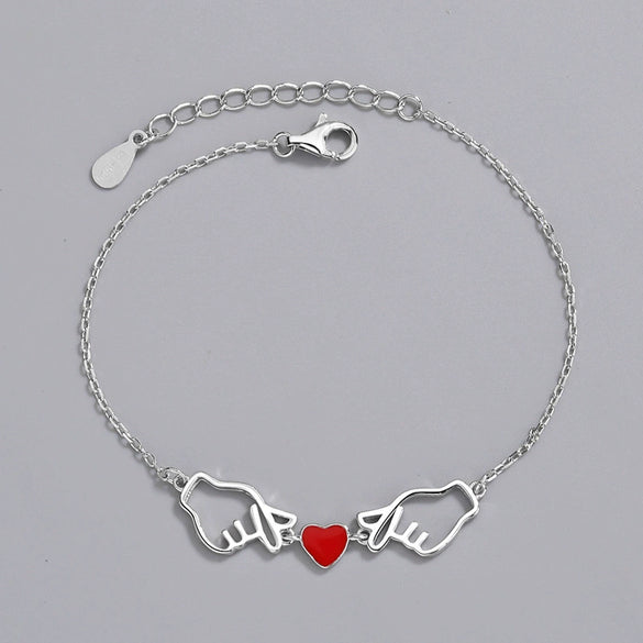 Women's S925 Sterling Silver Geometric Electroplated Bracelet Jewelry