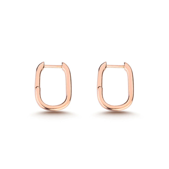 Women's S925 Sterling Silver Geometric Electroplated Ear Cuffs And Earrings