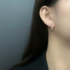 Women's S925 Sterling Silver Geometric Electroplated Ear Cuffs And Earrings