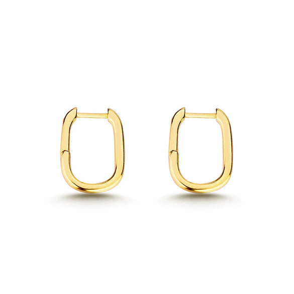 Women's S925 Sterling Silver Geometric Electroplated Ear Cuffs And Earrings
