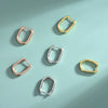 Women's S925 Sterling Silver Geometric Electroplated Ear Cuffs And Earrings