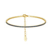 Women's S925 Sterling Silver Geometric Electroplated Tennis Bracelet