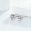Women's S925 Sterling Silver Geometric Fashion Earrings With Electroplating Design