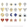 Women's S925 Sterling Silver Geometric Fashion Earrings With Electroplating Design