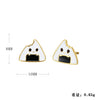 Women's S925 Sterling Silver Geometric Fashion Earrings With Electroplating Design