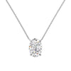 Women's S925 Sterling Silver Geometric Ice Flower Cut Zircon Jewelry Set Ring Necklace Earrings With Electroplating