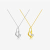 Women's S925 Sterling Silver Geometric Pendant Necklace With Electroplating Regular Chain