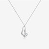 Women's S925 Sterling Silver Geometric Pendant Necklace With Electroplating Regular Chain